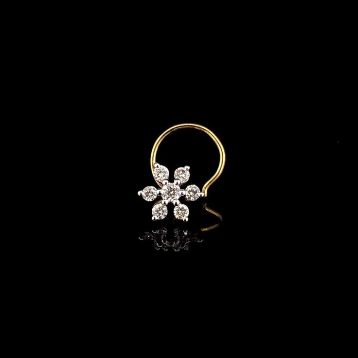 Luminous Flower Nose Pin